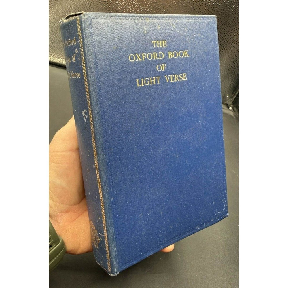 Vintage 1952 Oxford Book of Light Verse W.H. Auden Hardcover Poetry Anthology